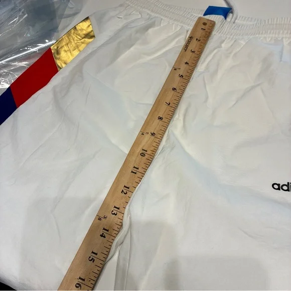 Adidas Originals Vintage Inspired White Track Pants Small